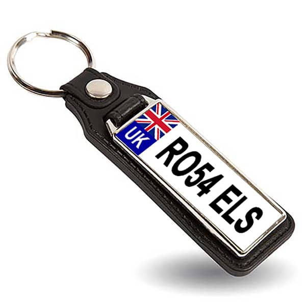 Number Plate Key Fob